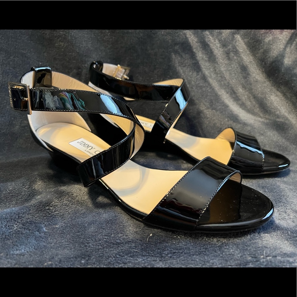 Jimmy Choo Black Sandal (Size 8)